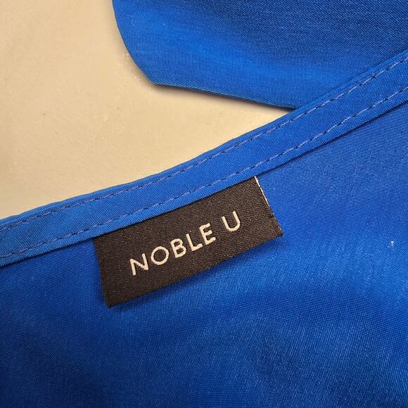 Women's Noble U Blue One Shoulder Mini Dress | Size Small - Picture 6 of 7